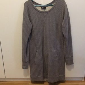 Herringbone Sweatshirt Dress